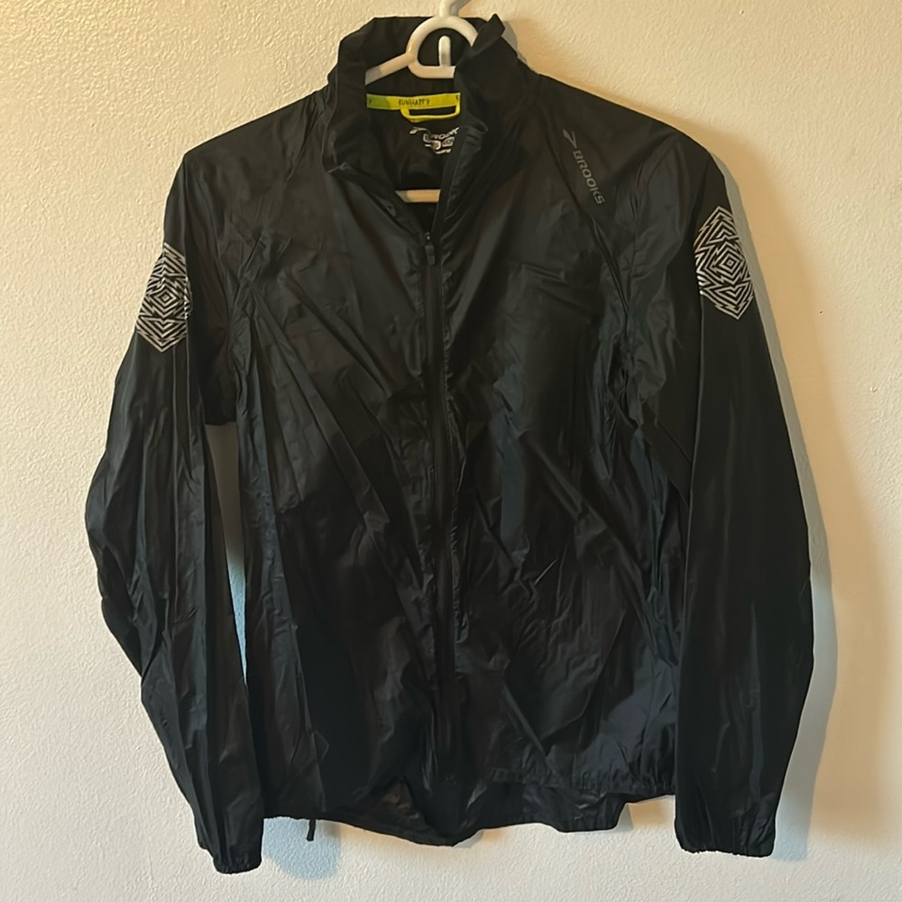 Extra small black Brooks running zip up jacket lightweight like new